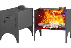 Печь отопительная Везувий Мини-1