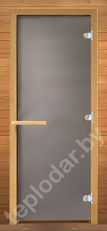 Дверь для бани стеклянная  (бесцветное матовое)