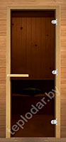 Банная дверь DoorWood стекло бронзовое 8мм
