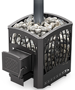 Печь для бани чугунная Теплодар Былина-сетка 18 Ч (1.3)