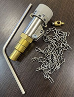 Регелятор тяги для отопительного котла на твердом топливе